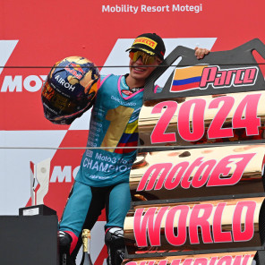 David Alonso, campeón del mundo de Moto3