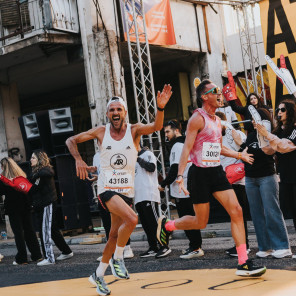 Chema Martínez, en una carrera