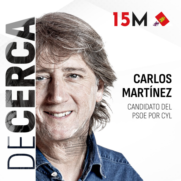 Carlos Martínez, candidato del PSOE a la presidencia de Castilla y León