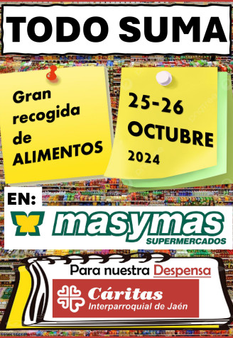 Masymas y Cáritas se unen para alimentar a quienes más lo necesitan, ¿te sumas?