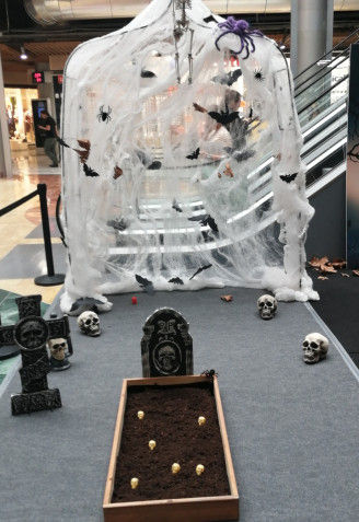 Centro Comercial Los Fresnos, en Halloween