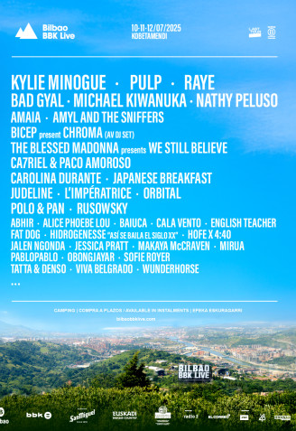 Avance del cartel del Bilbao BBK Live 2025