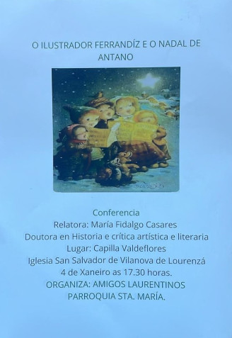 Cartel de la conferencia de María Fildago sobre Ferrández