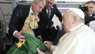 El Papa recibe un ángel