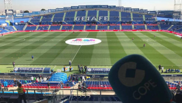 Tiempo de Juego en el Coliseum de Getafe.