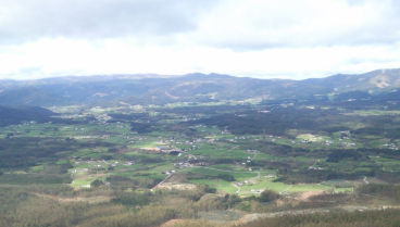 Imagen panorámica del Val do Ouro, en el corazón de A Mariña