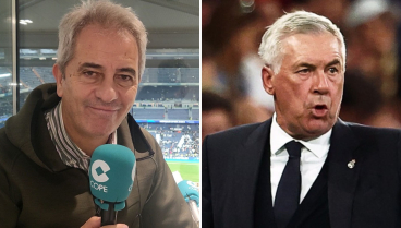 Manolo Lama y Carlo Ancelotti