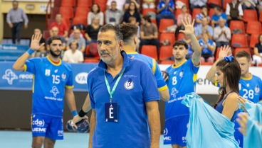 Pisonero durante un partido en Huerta del Rey