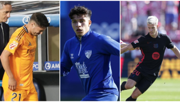 Brahim, Haitam y Dani Olmo afectados por lesiones musculares