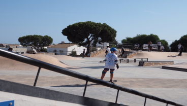 Patinador en Palos de la Frontera