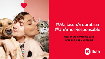 Campaña informativa sobre la nueva ordenanza de mascotas de BIlbao