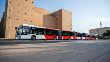 Nuevos buses híbridos articulados