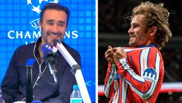 Juanma Castaño y Antoine Griezmann