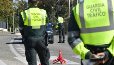 Imagen de archivo de un control de la Guardia Civil.