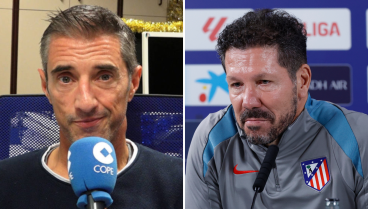 Joseba Larrañaga y Diego Pablo Simeone