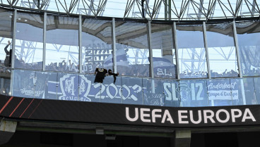 Aficionados del Anderlecht, en el Reale Arena (Cordon Press)