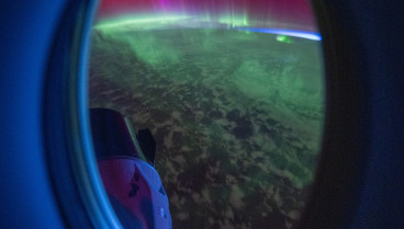 Un astronauta de la NASA comparte las impresionantes imágenes de una aurora boreal desde el espacio