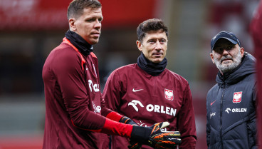 Szczęsny y Lewandowski, con lo selección de Polonia