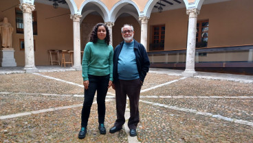 Jose Luis y Esther, dos misioneros de Valladolid, recién llegados de sus misiones.