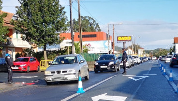 Foto de archivo de un operativo especial de tráfico en Ferrol