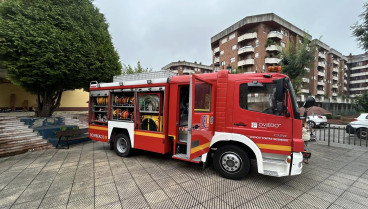 Vehículo del servicio de Bomberos de Oviedo