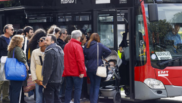 Huelga autobús