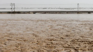 La ciudad de Valencia inundada por la DANA