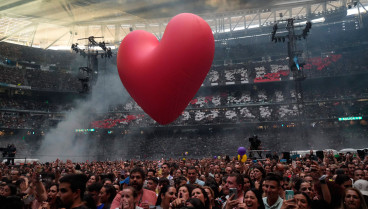 Imagen de uno de los conciertos celebrados en el estadio Santiago Bernabéu en 2024