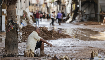 Un vecino de Paiporta (Valencia), desolado por la tragedia de la DANA