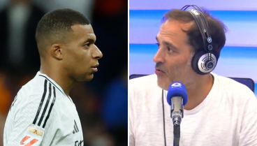 Kylian Mbappé y David Sánchez