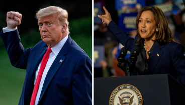 Donald Trump y Kamala Harris