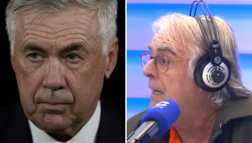 Carlo Ancelotti y Siro López