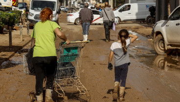 Los niños valencianos están asumiendo con gran entereza lo que está pasando tras la gota fría