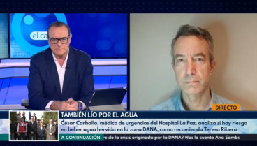 El médico de Urgencias en La Paz César Carballo responde a las dudas sobre el agua embotellada o hervida en 'El Cascabel' de TRECE