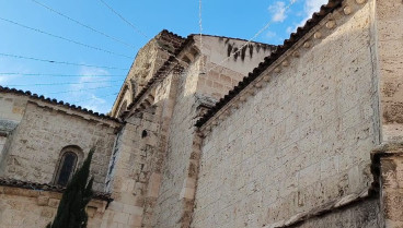 Anclajes ilegales en la Iglesia de San Miguel de Palencia