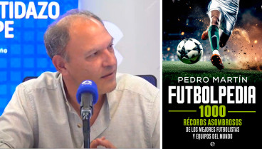 Pedro Martín presenta en El Partidazo de COPE su libro 'Futbolpedia'