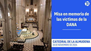 Revive la misa en memoria de las víctimas de la DANA desde la Catedral de la Almudena