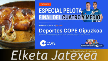 Especial de pelota en Deportes COPE Gipuzkoa