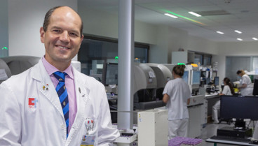 Enrique Ocio, jefe del servicio de Hematología del Hospital Valdecilla.