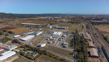 Vista aérea del Área Logística de Córdoba.