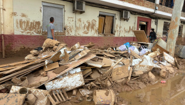 Una de las viviendas afectadas por la DANA con víctimas mortales