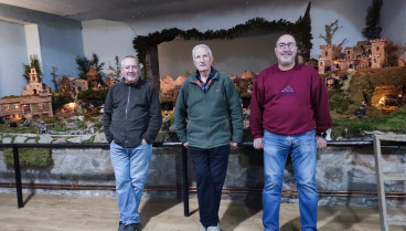 Ramiro, Carlos y Sito/ Guardianes del Belén de Begonte