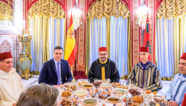 El Rey de Marruecos, Mohammed VI, ofrece un iftar al presidente español en Rabat