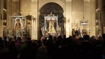 Consolación de Utrera, Valme de Dos Hermanas y Setefilla de Lora están en el templo del Sagrario por la Magna.