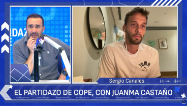 Sergio Canales durante la entrevista en El Partidazo de COPE