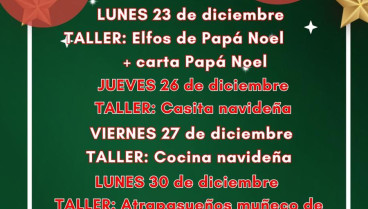 Actividades navideñas en la biblioteca