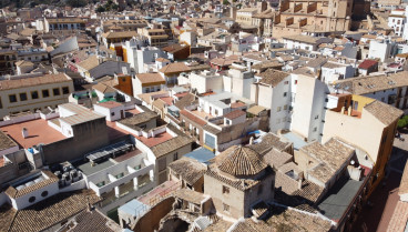 panorámica del casco histórico de Lorca