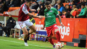 Sergio Nieto, jugador del Zamora, en un duelo liguero.