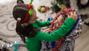 Niños en Navidad