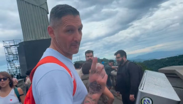 Marco Materazzi ha estado de visita en Brasil esta semana.